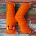 Letter K Alphabet Kawaii Cuddler® pattern 