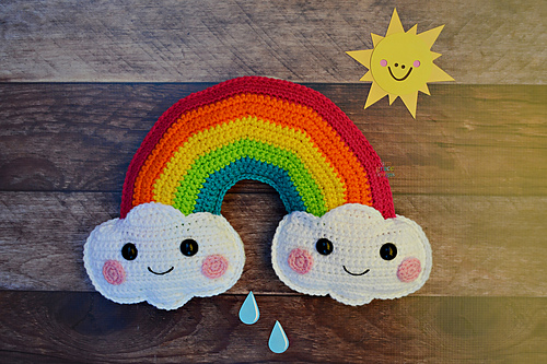 Ravelry: Rainbow Kawaii Cuddler® pattern by Donna Beavers