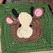 Cow Granny Square pattern 