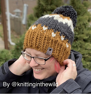 The Bronson Beanie pattern by Carrie Pauly