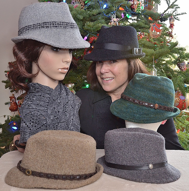 Felted Fedoras are Fun! pattern 