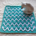Bright Chevron Dishcloth photo 3