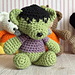 Little Frankenstein Bear pattern