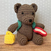 Back to School Bear pattern 