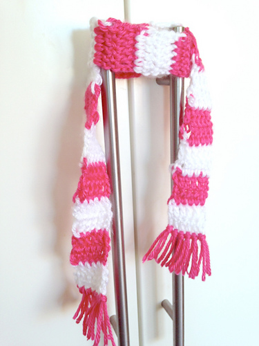 18 inch Doll Striped Scarf photo 1