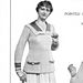 No. 453 SlipOver Sweater Belted With Collar pattern 