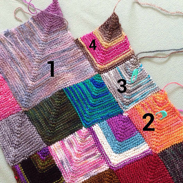 Ravelry 9crafty11's Knitted Patchwork Recipe