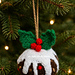 Christmas Pudding Bauble pattern
