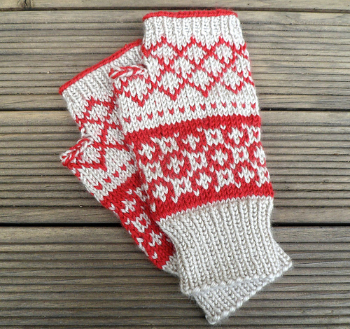 Different but Equal Fingerless Mittens photo 7