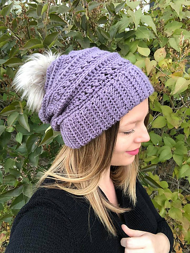 Ravelry: The Crossline Slouch pattern by Danielle Arseniuk