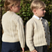 Boy's Lumber Jacket and Girl's Jumper in Aran pattern