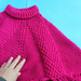 Turtleneck Poncho pattern 