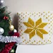 Nordic star pillow pattern 