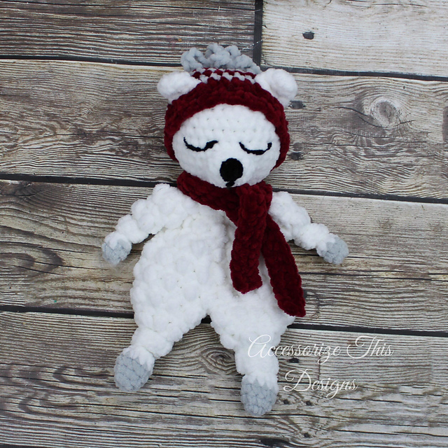 Download Ravelry Polar Bear Mini Ragdoll Lovey Pattern By Accessorize This Designs