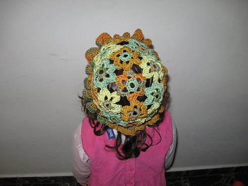 Crocheted Flower Sun Hat photo 2