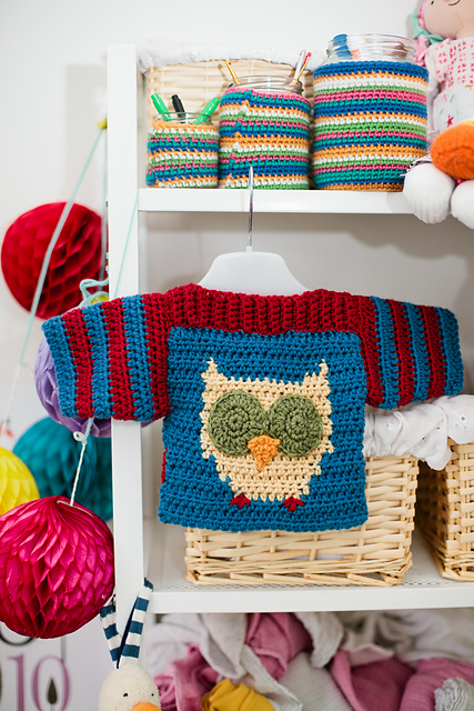 owl xmas jumper