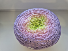YarnArt Rosegarden Gomitolo Di Lana Gradiente 500g - 100% Cotone, Multicolore (Bianco E Blu 306), 2000 Metri