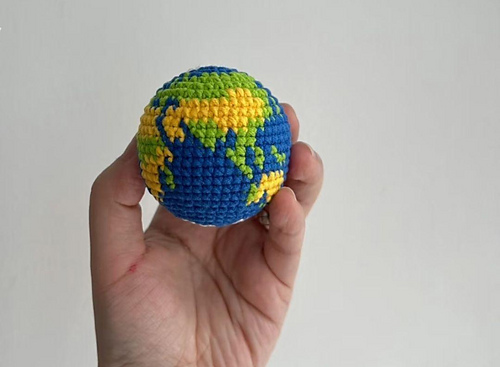 Mini Earth Globe Plush