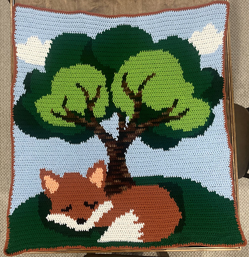 Resting Fox Blanket photo 3