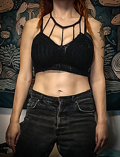 Cool Darkness Crop Top