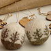Christmas Wool Baubles pattern 