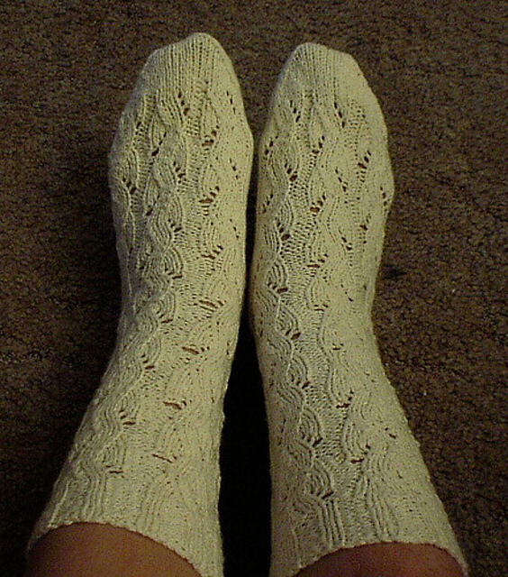 Ravelry Pretty Comfy Sock pattern by Debbi Young McNeer