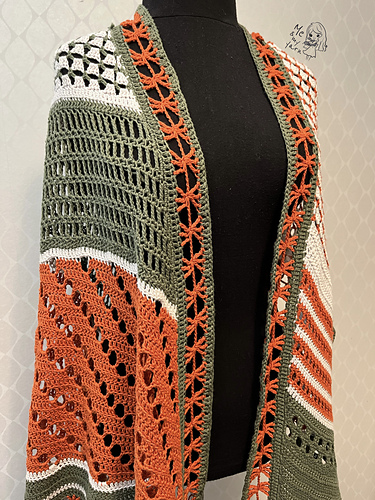 Down the rabbit hole shawl photo 2