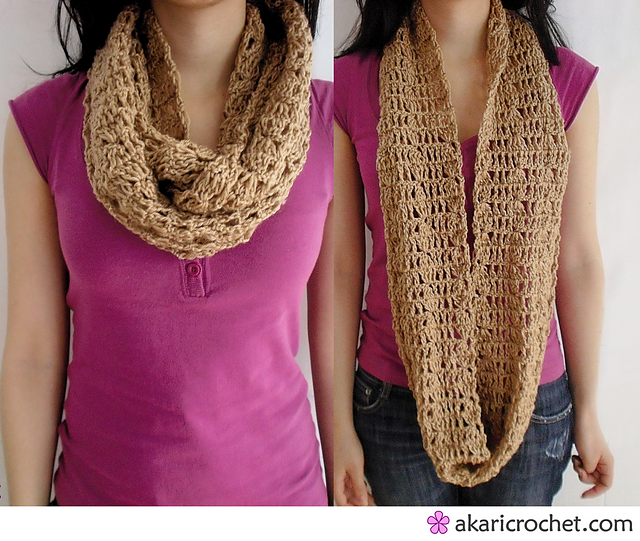 Sandglass infinity scarf _ C06