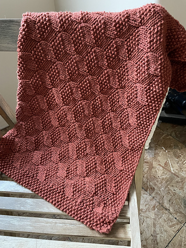 3D-Quadrater Baby Blanket - Laura Thaman