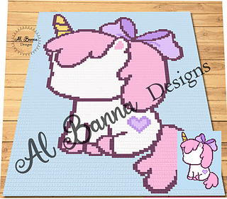 Ravelry: Unicorn SC Graphgan pattern by Faiza Mushtaq