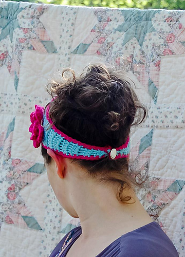 Tapered Flower Headband photo 5