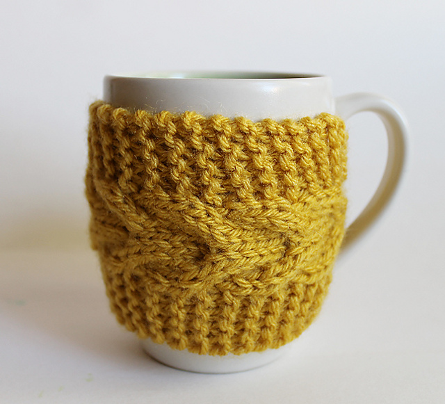 Knitted Cup Cozy