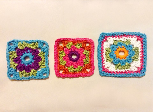 The Happy Blossom Granny Square photo 2