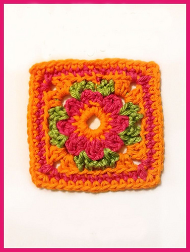 The Happy Blossom Granny Square photo 1