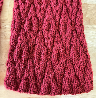 Closeup of Front of Scarf
Copyright 2025 by Alice Kalush