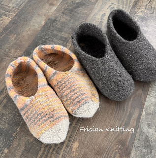 Knit felt Slipper