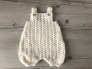 crochet baby romper
