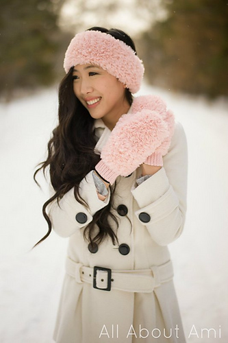 Faux Fur Mittens photo 7