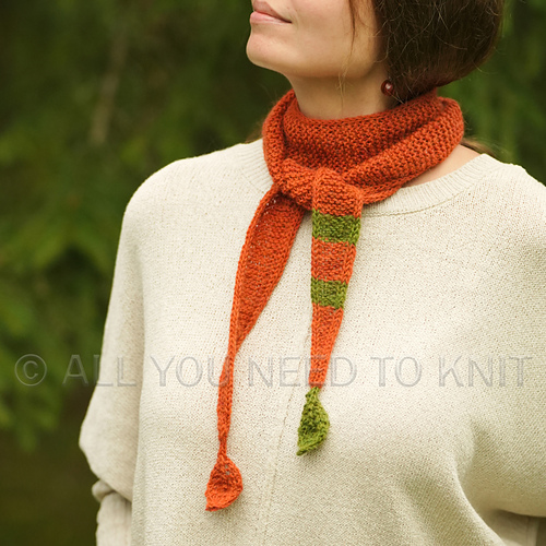 Knitted Scarf "Autumn Sophie"