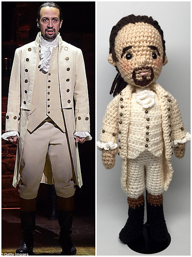 Ravelry: Alexander Hamilton Musical amigurumi pattern by Allison Hoffman
