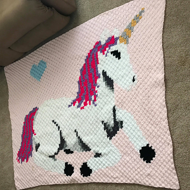 baby girl unicorn blanket