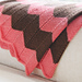 Chevron Revival Throw Blanket pattern 