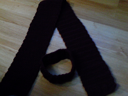 Soft rippled scarf and ear wrap photo 2