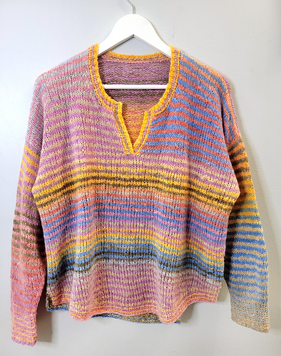 Stripy Boxy Henley - Amanda Kaffka