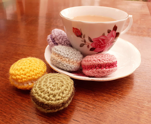 Crocheted Macarons