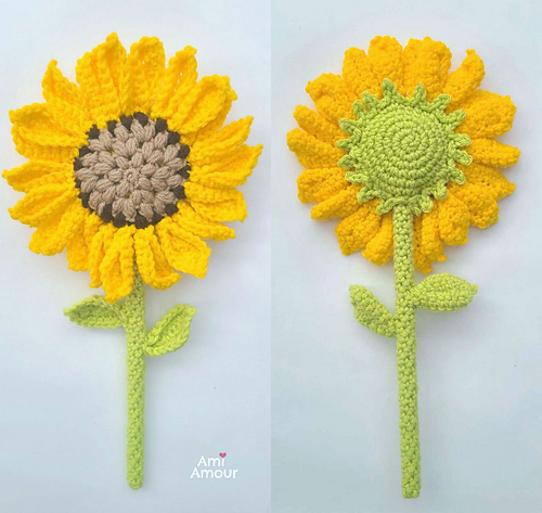 Ravelry: Sunflower Wand Flower pattern by Ami Amour