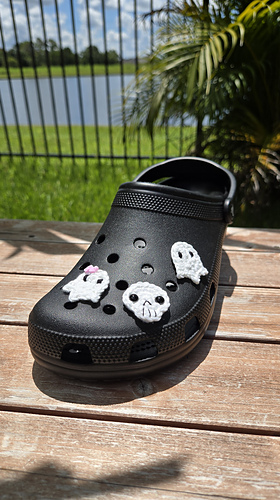 How they look on croc type shoes