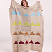Triangles Blanket pattern 
