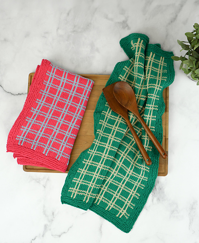 Plaid Dishtowels