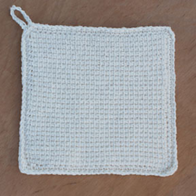 Ravelry Easy Afghan Stitch Potholders pattern by Amy Solovay